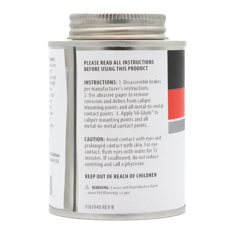 Sil-Glyde Technician Grade, Brake Lubricant - 8oz Brush Top