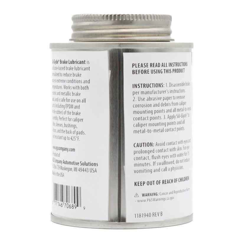 Sil-Glyde Technician Grade, Brake Lubricant - 8oz Brush Top