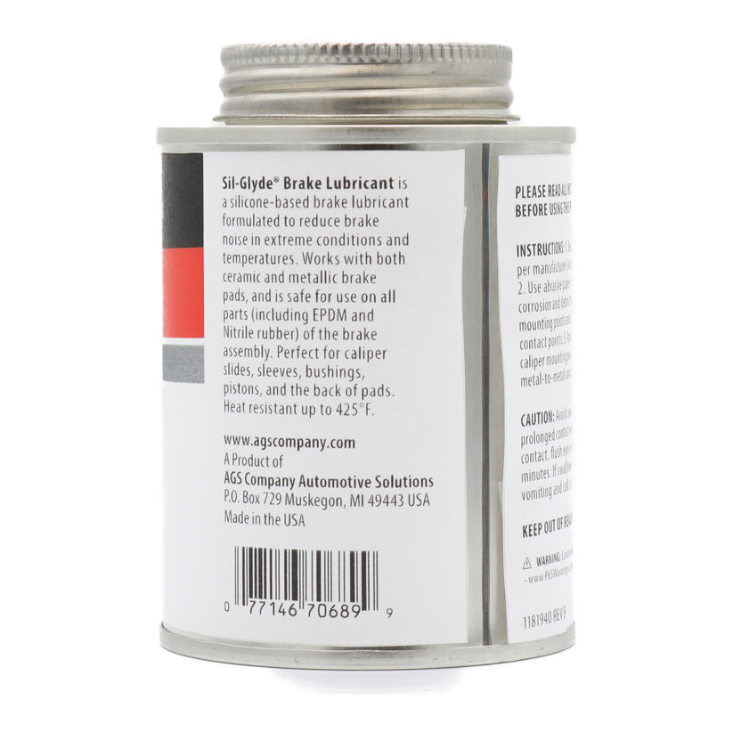 Sil-Glyde Technician Grade, Brake Lubricant - 8oz Brush Top
