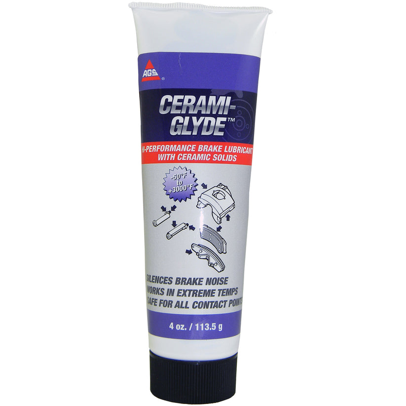 Cerami-Glyde Silicone Brake Lubricant, Tube, 4 oz